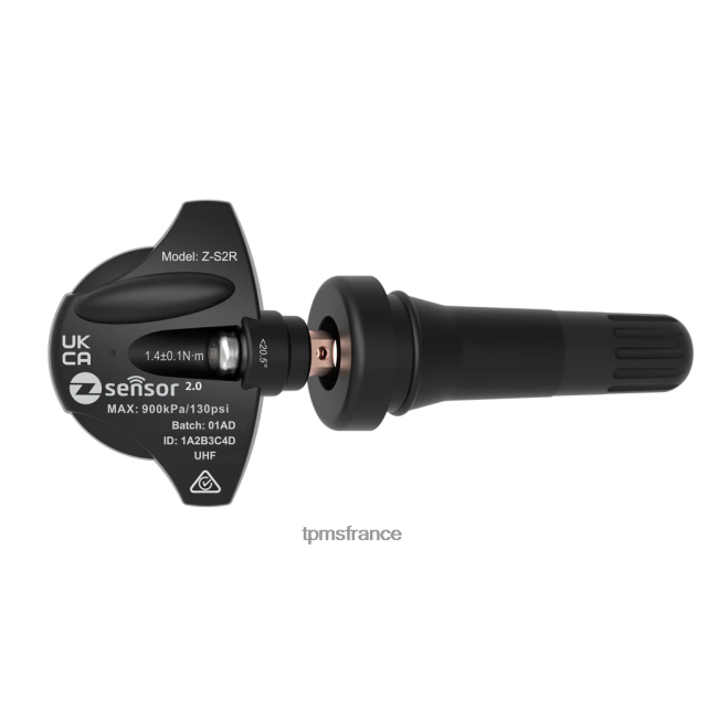 TPMS France - Capteur TPMS de remplacement Tesla OE - oe p/n 103460200a fréquence 433 MHz 4F00J2910 tige de valve en caoutchouc